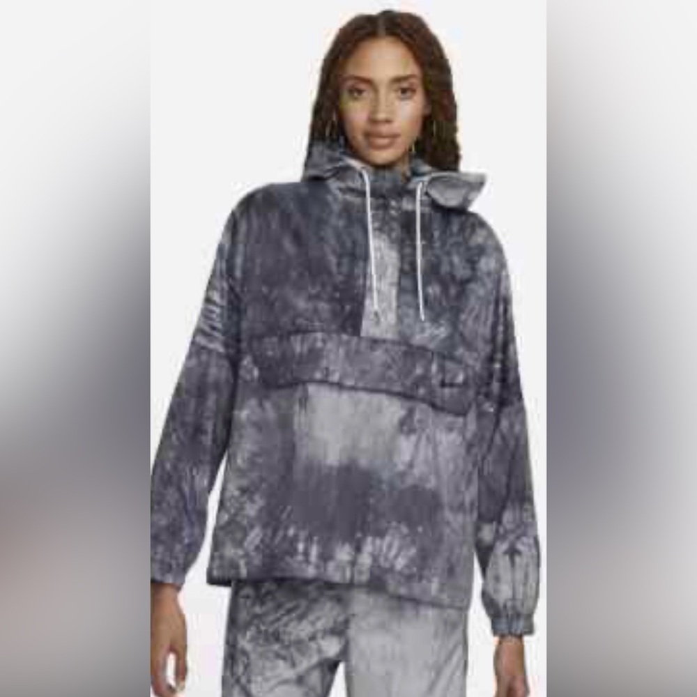Nike Zip Pocket Woven Wave Dye Hooded Jacket